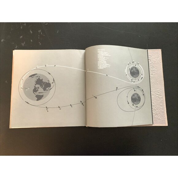 10:56:20 PM 7/20/1969 HC Book Conquest of the Moon 1st Ed Reported by CBS News - Picture 8 of 12